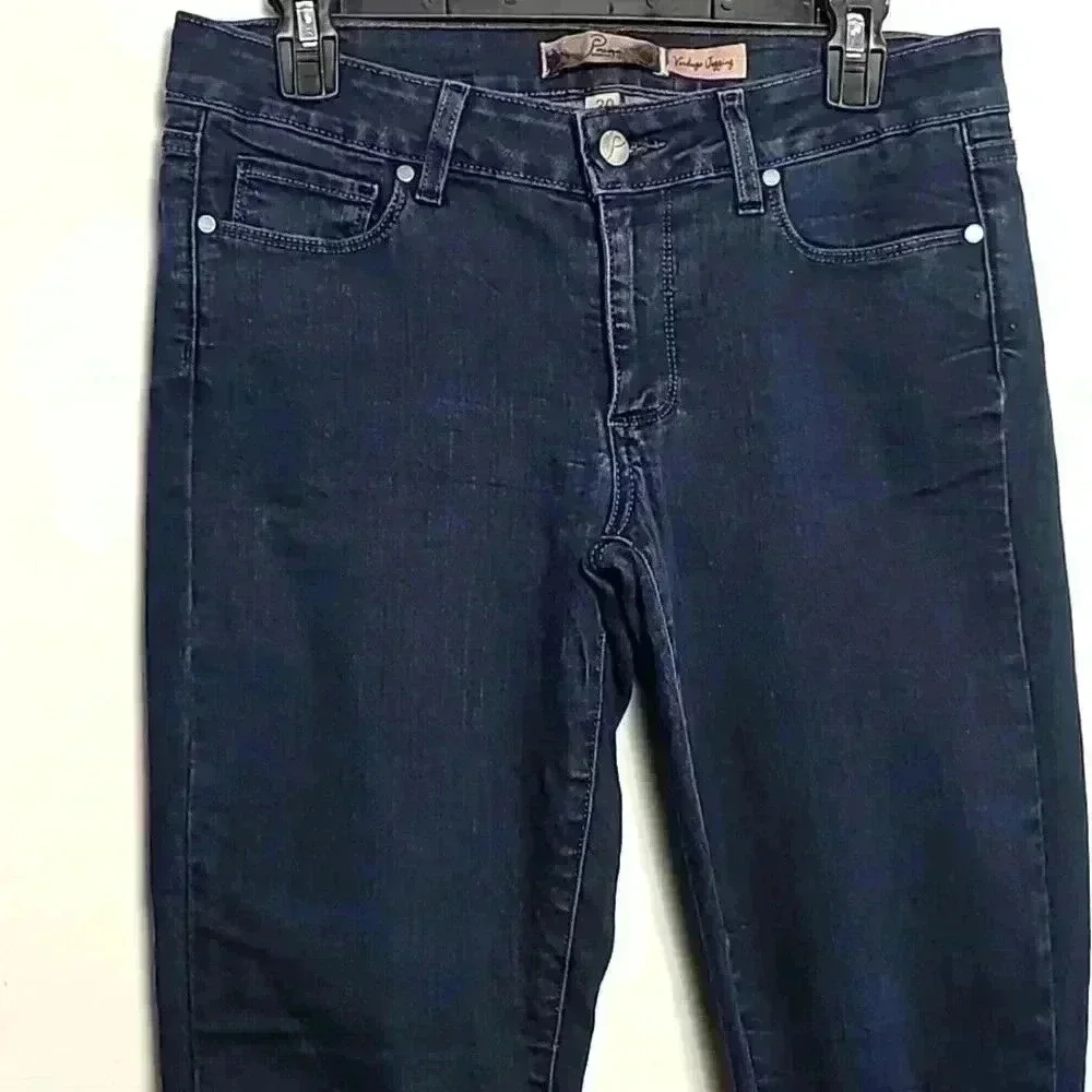 PAIGE Verdugo Jeggings Dark Wash Stretchy Jeans Size 30